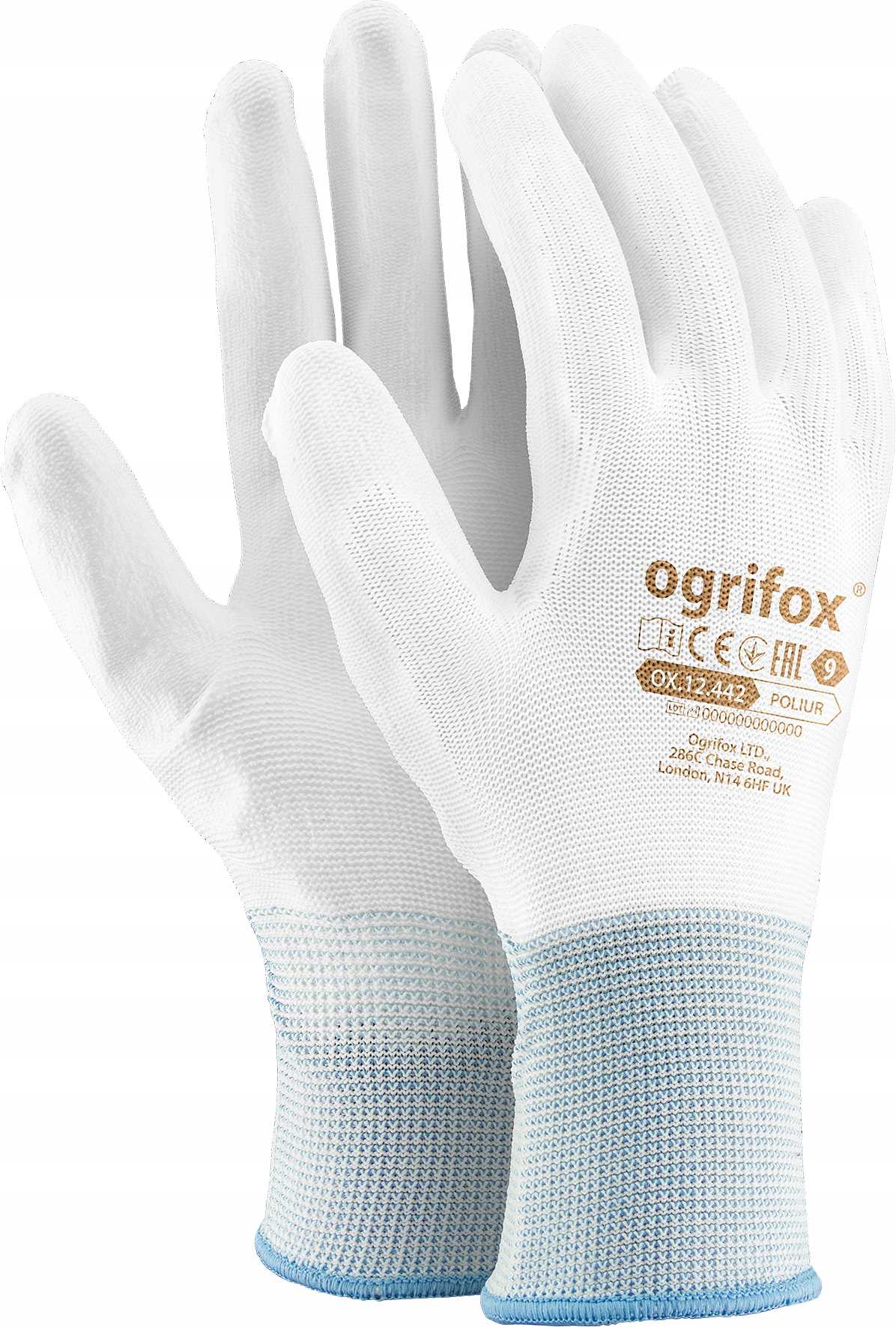 Rukavice Ogrifox OX-POLIUR veľkosť 10 - XL 100 párov